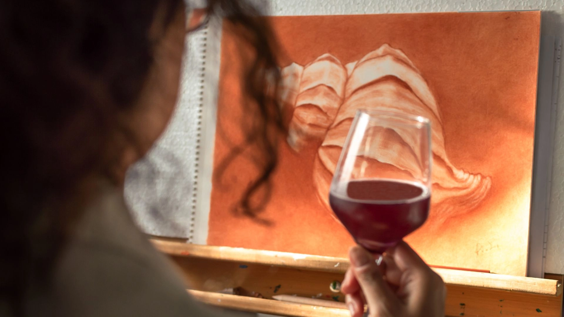 art and wine canvas